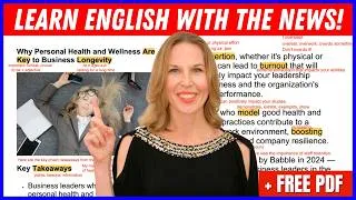 Learn English with the News | 58 Advanced Words and Phrases