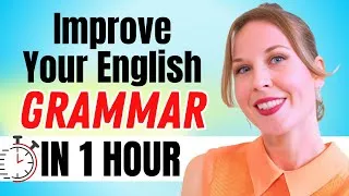 ALL the Grammar you need for ADVANCED English in ONLY ONE HOUR! + 👉Free Lesson PDF