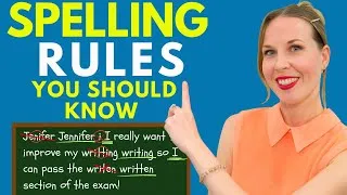 English Spelling | LEARN THE RULES for English Writing & IELTS Writing