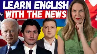 Biden Meets Trudeau and Zelenskyy | Learn English with the News