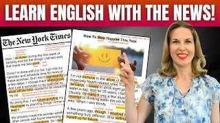 Speak English in 30 Minutes: Advanced English Lesson with the New York Times