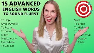 15 Advanced English Words To Sound Fluent