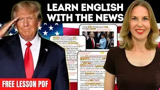 Donald Trump’s Inauguration 🇺🇸 Learn English With the News