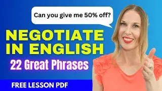 🤫 BUSINESS ENGLISH SECRETS! | 22 Great Phrases for NEGOTIATING