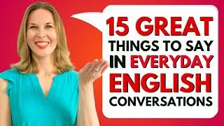 15 Great Phrases You NEED To Know | Daily English Sentences