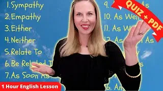 1 HOUR ENGLISH LESSON - Do You Know These Confusing English Words? (Advanced English Vocabulary)