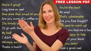 LEARN 100 COMMON WORDS & PHRASES To Sound Fluent In English