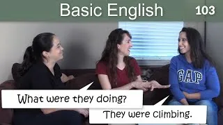 Lesson 103 👩‍🏫 Basic English with Jennifer - Using the Past Progressive