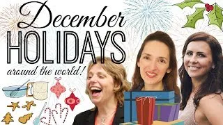 December Holidays around the World 🎄 A Special English Vocabulary Lesson