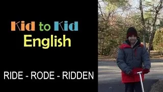 Irregular verb: RIDE, RODE, RIDDEN - Intermediate English