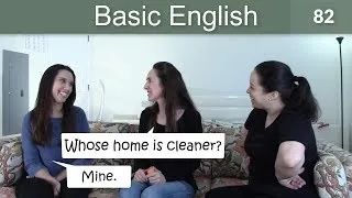 Lesson 82 👩‍🏫 Basic English with Jennifer 👩🏽‍🎓👨‍🎓Comparative Adjectives (-er)
