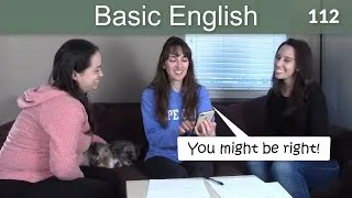 Lesson 112 👩‍🏫 Basic English with Jennifer - MAY and MIGHT (modals)