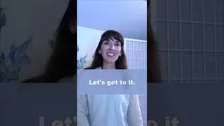 Other Ways to Say LET'S START