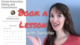 Book a Lesson with JenniferESL 👩‍🏫 Get personalized instruction and teacher support!