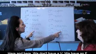 Lesson 39 - Ordinal Numbers - Learn English with Jennifer