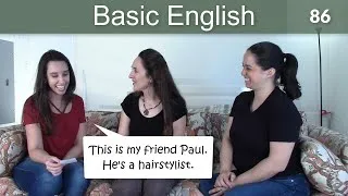 Lesson 86 👩‍🏫 Basic English with Jennifer 💵 Jobs & Money