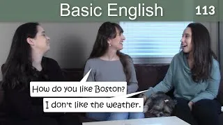 Lesson 113 👩‍🏫Basic English with Jennifer - Chitchat & Common Questions