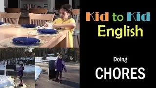 CHORES - Intermediate English Vocabulary - Lessons for KIDS and ADULTS