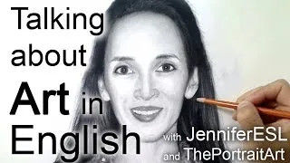 Art Vocabulary Lesson - English with JenniferESL & ThePortraitArt