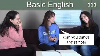 Lesson 111👩‍🏫 Basic English with Jennifer - CAN and COULD for Ability