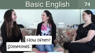 Lesson 74 👩‍🏫 Basic English with Jennifer 📅⌚How often?