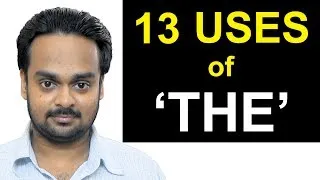 13 Uses of 'THE' - Articles (a, an, the) - Lesson 2 - English Grammar