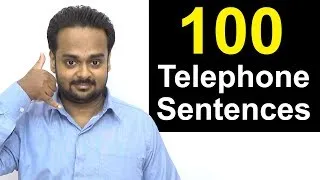 Learn Telephone English - 100 Sentences You Can Use on the Phone | How to Talk on the Phone