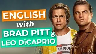 Learn English With Movies | Leonardo DiCaprio & Brad Pitt - 