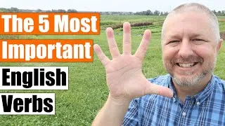 The 5 Most Important English Verbs You Must Learn with Examples in the Past, Present and Future