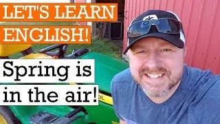 It's Spring! Let's Learn English Outside! An English Lesson about the Season of Spring