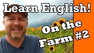 Learn English on the Flower Farm!  English Video with Subtitles