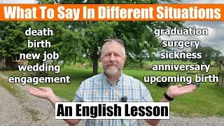 How to Respond to Different Situations in English