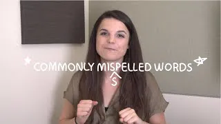 Weekly English Words with Alisha - Commonly Misspelled Words