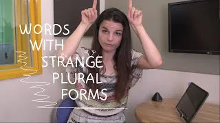 Weekly English Words with Alisha - Words with Strange Plural Forms