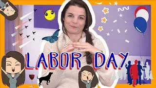 English LABOR DAY Words with Alisha