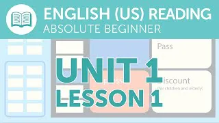 American English Reading for Absolute Beginners - Buying a Train Ticket