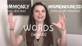 Weekly English Words with Alisha - Commonly Mispronounced Words