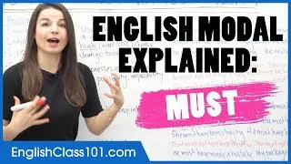 How to Use the Modal MUST - Learn English Grammar