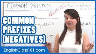 Negative Prefixes - Learn English Grammar