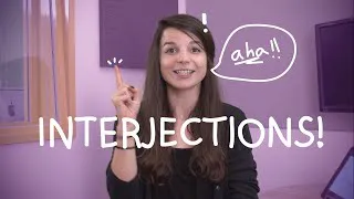 Weekly English Words with Alisha - Interjections!