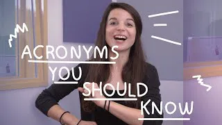 Weekly English Words with Alisha - Acronyms You Should Know