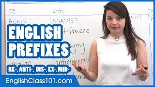 Most Common Prefixes - Learn English Grammar