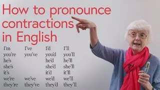 Basic English: How to pronounce contractions