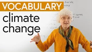 English Vocabulary: CLIMATE CHANGE