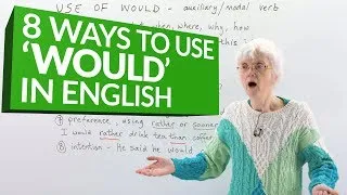 Learn English Grammar: How to use the auxiliary verb 'WOULD'