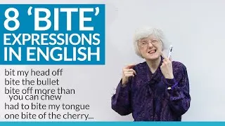 8 Expressions using BITE in English