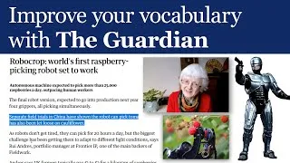 Learn English with an article from The Guardian