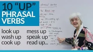 Learn 10 English PHRASAL VERBS with 