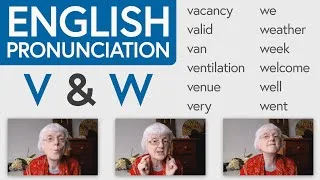 English Pronunciation Practice: V & W