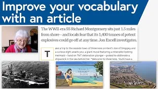 Improve your English Vocabulary by reading an article with me